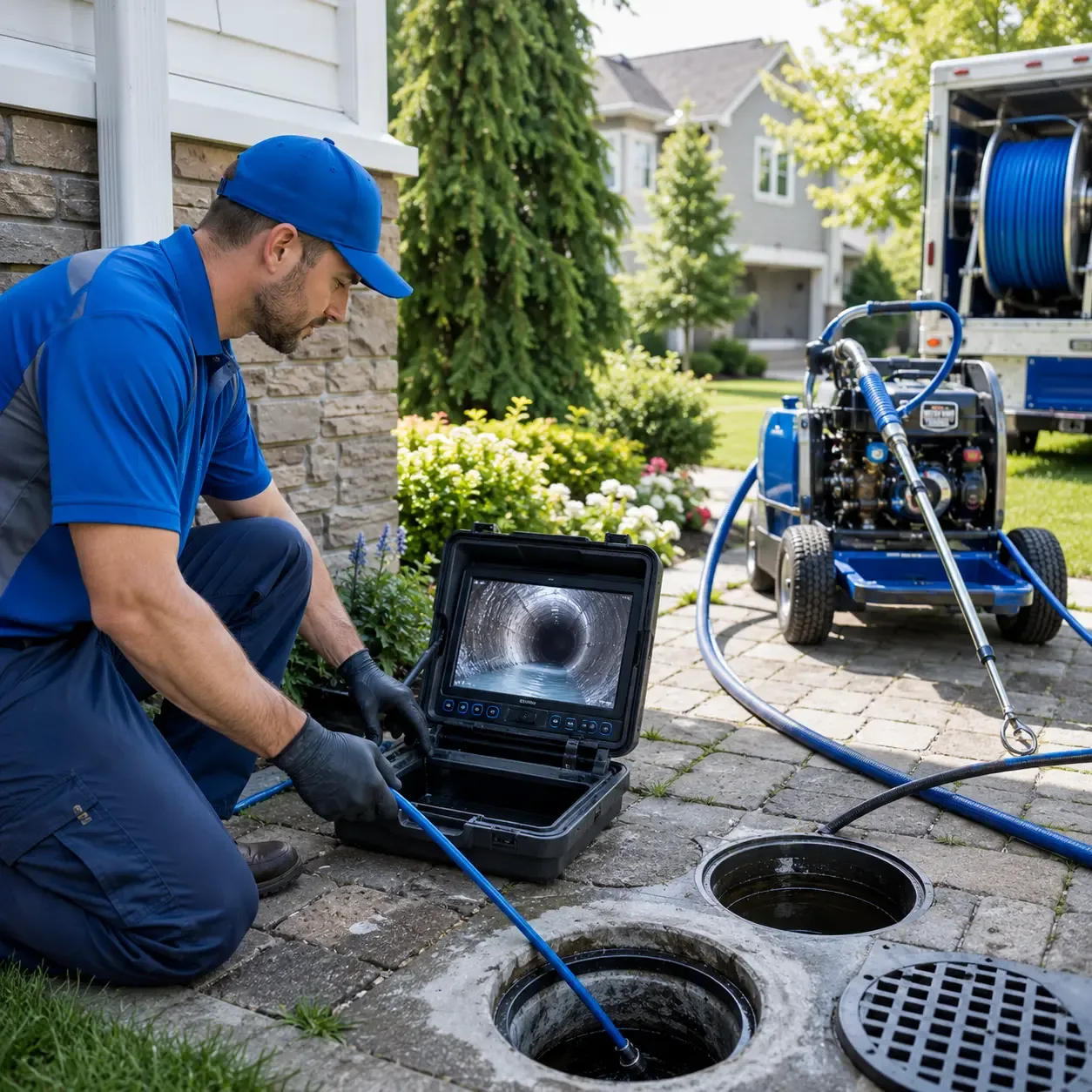 Outdoor drain cleaning professionals serving Kingsville, MD